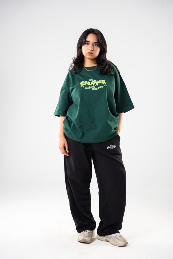 Black wideleg sweetpants - Image 3