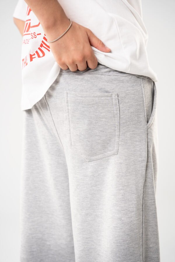 Gray wideleg sweatpants - Image 2